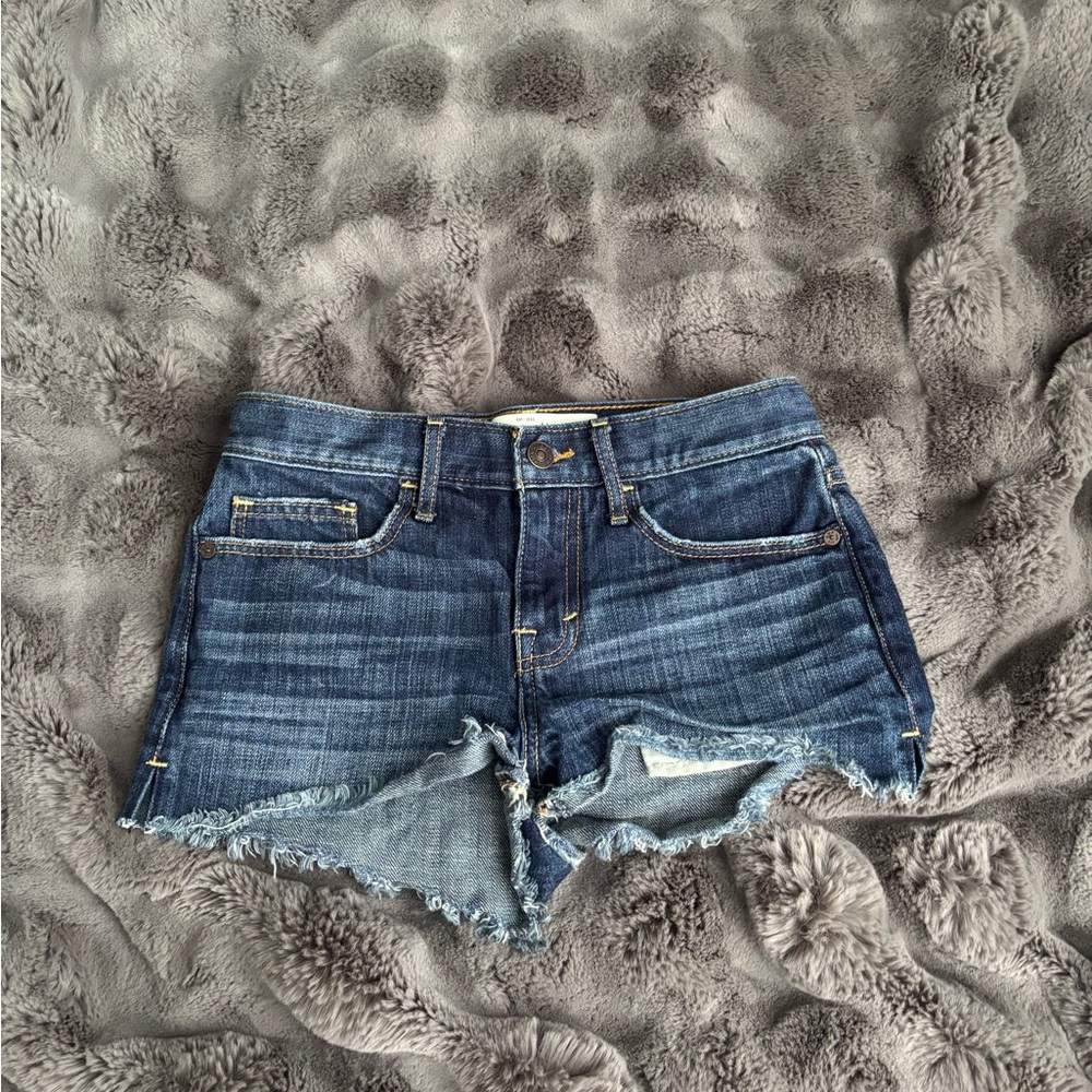 Abercrombie & Fitch Blue Jean Shorts
